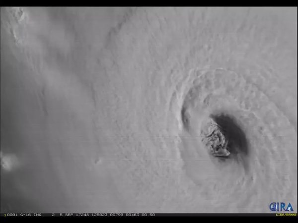 Hurricane Irma from space